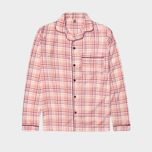 ZEEMAN FLANNEL NIGHTSUIT PAJAMAS - LIGHT PINK